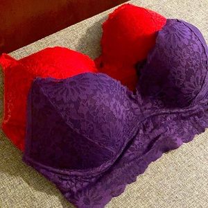 SUPER SALE VS PINK Padded Push-Up Bra Bundle